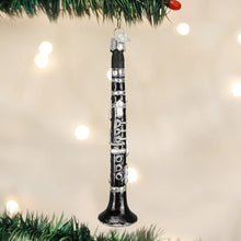 Load image into Gallery viewer, OLD WORLD CHRISTMAS CLARINET GLASS MUSICAL INSTRUMENT CHRISTMAS ORNAMENT 38026