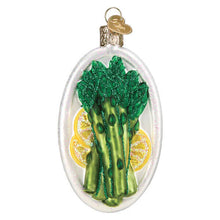 Load image into Gallery viewer, OLD WORLD CHRISTMAS ASPARAGUS GLASS CHRISTMAS ORNAMENT 28144