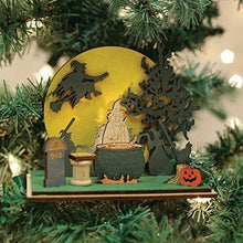 Load image into Gallery viewer, OLD WORLD CHRISTMAS GINGER COTTAGES WITCHES CONVENTION HALLOWEEN ORNAMENT 82010