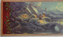 Load image into Gallery viewer, KURT S. ADLER "CHRISTMAS MOONLIGHT" THOMAS KINKADE CHRISTMAS WALL DECORATION