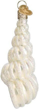 Load image into Gallery viewer, OLD WORLD CHRISTMAS WENTLETRAP SHELL NAUTICAL GLASS CHRISTMAS ORNAMENT 12652
