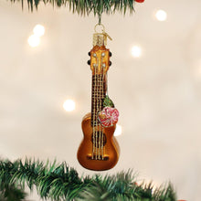 Load image into Gallery viewer, OLD WORLD CHRISTMAS UKULELE GLASS MUSICAL INSTRUMENT CHRISTMAS ORNAMENT 38040