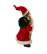 Load image into Gallery viewer, KURT ADLER 18" KRINGLE KLAUS AFRICAN AMERICAN SANTA HOLIDAY TABLE TOP DECORATION