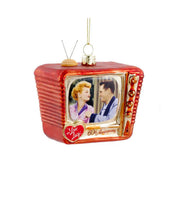 Load image into Gallery viewer, KURT ADLER "I LOVE LUCY" 60th ANNIVERSARY TV RETRO GLASS CHRISTMAS ORNAMENT