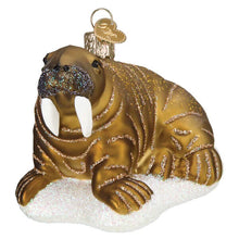 Load image into Gallery viewer, OLD WORLD CHRISTMAS WALRUS GLASS NAUTICAL COASTAL CHRISTMAS ORNAMENT 12674