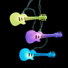 Load image into Gallery viewer, KURT ADLER ELECTRIC GUITAR NOVELTY 10-LIGHT SET CHRISTMAS TREE LIGHTS UL4283