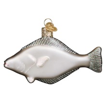 Load image into Gallery viewer, OLD WORLD CHRISTMAS PACIFIC HALIBUT NAUTICAL GLASS CHRISTMAS ORNAMENT 12584