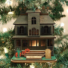 Load image into Gallery viewer, OLD WORLD CHRISTMAS GINGER COTTAGES HAUNTED MANSION HALLOWEEN ORNAMENT 82000