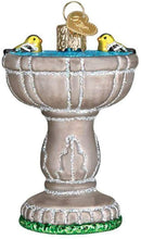 Load image into Gallery viewer, OLD WORLD CHRISTMAS BIRDBATH BLOWN GLASS CHRISTMAS ORNAMENT 16131