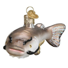 Load image into Gallery viewer, OLD WORLD CHRISTMAS CATFISH GLASS CHRISTMAS ORNAMENT 12539