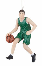 Load image into Gallery viewer, GALLERIE II 4.75" HAND PAINTED RESIN BOY BASKETBALL PLAYER SPORTS XMAS ORNAMENT