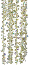 Load image into Gallery viewer, KURT S. ADLER 9' ACRYLIC IRIDESCENT GOLD TWINKLE DOUBLE TWIST BEAD GARLAND