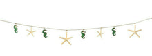 Load image into Gallery viewer, GALLERIE II 60" SEAHORSE & STARFISH GARLAND COASTAL NAUTICAL XMAS TREE GARLAND