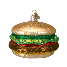 Load image into Gallery viewer, OLD WORLD CHRISTMAS CHEESEBURGER GLASS CHRISTMAS ORNAMENT 32065