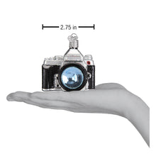 Load image into Gallery viewer, OLD WORLD CHRISTMAS CAMERA BLOWN GLASS CHRISTMAS ORNAMENT 32227