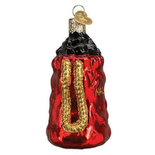 Load image into Gallery viewer, OLD WORLD CHRISTMAS BAG OF COAL NAUGHTY GLASS CHRISTMAS ORNAMENT 36256