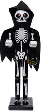 Load image into Gallery viewer, KURT ADLER 15" WOODEN SKELETON NUTCRACKER HALLOWEEN TABLETOP DECORATION HW1913