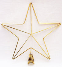 Load image into Gallery viewer, KSA 5 POINT SOLID BRASS HAND CRAFTED TREE TOP STAR