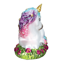 Load image into Gallery viewer, OLD WORLD CHRISTMAS BABY UNICORN CHRISTMAS ORNAMENT 12534