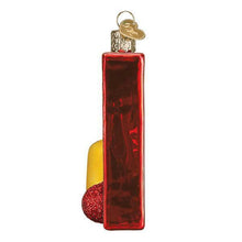 Load image into Gallery viewer, OLD WORLD CHRISTMAS BINGO CARD GLASS CHRISTMAS ORNAMENT 44137