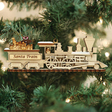 Load image into Gallery viewer, OLD WORLD CHRISTMAS GINGER COTTAGES SANTA TRAIN CHRISTMAS ORNAMENT 80008 / GC108
