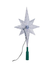 Load image into Gallery viewer, KURT ADLER 11.25" LED LIGHT COLOR CHANGING POLAR STAR CHRISTMAS TREETOP UL1827