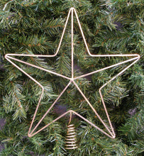 Load image into Gallery viewer, KSA 5 POINT SOLID BRASS HAND CRAFTED TREE TOP STAR