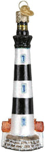 Load image into Gallery viewer, OLD WORLD CHRISTMAS BODIE ISLAND LIGHTHOUSE GLASS CHRISTMAS ORNAMENT 20102