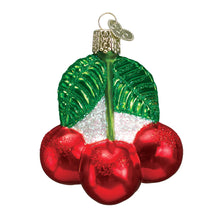 Load image into Gallery viewer, OLD WORLD CHRISTMAS CHERRIES GLASS CHRISTMAS ORNAMENT 28050