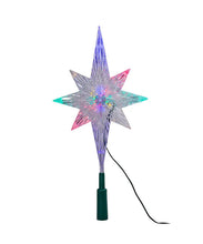 Load image into Gallery viewer, KURT ADLER 11.25" LED LIGHT COLOR CHANGING POLAR STAR CHRISTMAS TREETOP UL1827