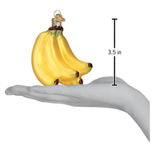 Load image into Gallery viewer, OLD WORLD CHRISTMAS BUNCH OF BANANAS GLASS CHRISTMAS ORNAMENT 28133