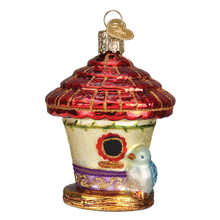 Load image into Gallery viewer, OLD WORLD CHRISTMAS CHARMING BIRDHOUSE GLASS CHRISTMAS ORNAMENT 16108
