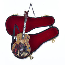Load image into Gallery viewer, KURT ADLER GRATEFUL DEAD GUITAR w/CASE MUSICAL INSTRUMENT XMAS ORNAMENT GD2151
