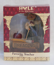 Load image into Gallery viewer, KURT ADLER "HOLE IN THE WALL GANG" FAVORITE TEACHER MOUSE CHRISTMAS ORNAMENT