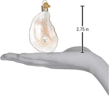 Load image into Gallery viewer, OLD WORLD CHRISTMAS OYSTERWITH PEARL NAUTICAL GLASS CHRISTMAS ORNAMENT 12454