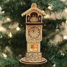 Load image into Gallery viewer, OLD WORLD CHRISTMAS GINGER COTTAGES CLOCK TOWER CHRISTMAS ORNAMENT 80009 / GC109