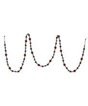 Load image into Gallery viewer, KURT ADLER 6' MULTICOLOR GLASS BEAD GARLAND C2245