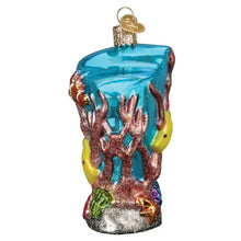 Load image into Gallery viewer, OLD WORLD CHRISTMAS CORAL REEF COASTAL NAUTICAL GLASS CHRISTMAS ORNAMENT 12597