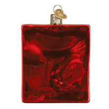 Load image into Gallery viewer, OLD WORLD CHRISTMAS BINGO CARD GLASS CHRISTMAS ORNAMENT 44137
