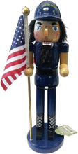 Load image into Gallery viewer, SANTA'S WORKSHOP 14" WOODEN U.S. COAST GUARD w/FLAG CHRISTMAS NUTCRACKER 70430