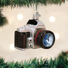 Load image into Gallery viewer, OLD WORLD CHRISTMAS CAMERA BLOWN GLASS CHRISTMAS ORNAMENT 32227