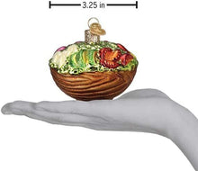 Load image into Gallery viewer, OLD WORLD CHRISTMAS BOWL OF SALAD GLASS CHRISTMAS ORNAMENT 32527
