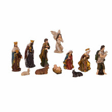 Load image into Gallery viewer, KURT ADLER 3.25" RESIN 11 PIECE HAND PAINTED NATIVITY SET CHRISTMAS DECOR N1019