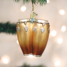Load image into Gallery viewer, OLD WORLD CHRISTMAS CONGA DRUM GLASS MUSICAL INSTRUMENT CHRISTMAS ORNAMENT 38042