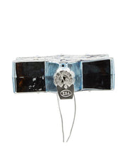 Load image into Gallery viewer, KURT ADLER 4" NOBLE GEMS GLASS HANUKKAH STAR OF DAVID HOLIDAY ORNAMENT NB1741