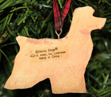 Load image into Gallery viewer, KURT ADLER VINTAGE DANDY DOGS HAND PAINTED COCKER SPANIEL DOG CHRISTMAS ORNAMENT