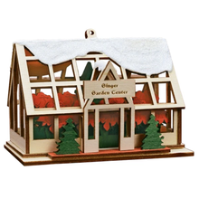 Load image into Gallery viewer, OLD WORLD CHRISTMAS GINGER COTTAGES GINGER GARDEN CENTER XMAS ORNAMENT 80501