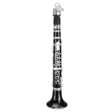 Load image into Gallery viewer, OLD WORLD CHRISTMAS CLARINET GLASS MUSICAL INSTRUMENT CHRISTMAS ORNAMENT 38026
