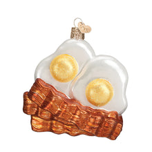 Load image into Gallery viewer, OLD WORLD CHRISTMAS BACON AND EGGS GLASS MORNING MEAL CHRISTMAS ORNAMENT 32210

