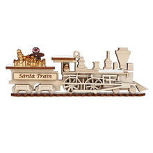 Load image into Gallery viewer, OLD WORLD CHRISTMAS GINGER COTTAGES SANTA TRAIN CHRISTMAS ORNAMENT 80008 / GC108
